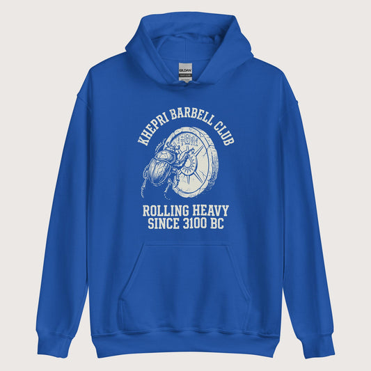 Royal Khepri Barbell Club Hoodie - history buff gift by HistoHead