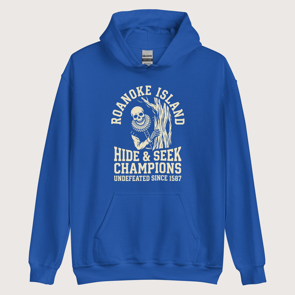 Royal Roanoke Island Hide & Seek Hoodie - history buff gift by HistoHead