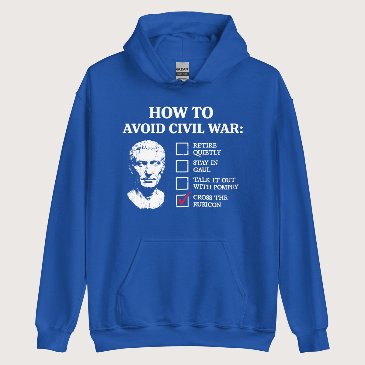 Royal Caesar's Peace Plan Hoodie - history buff gift by HistoHead