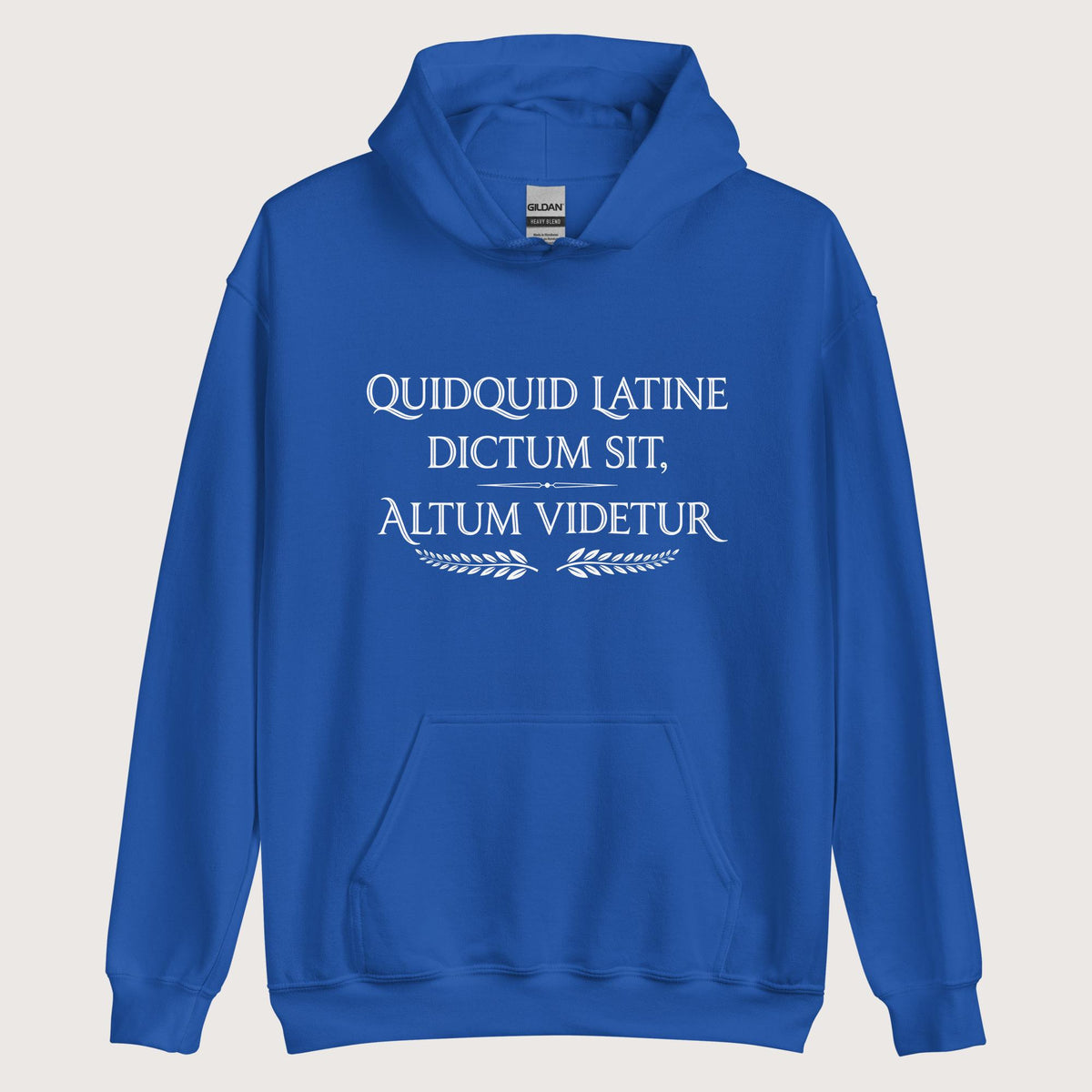 Royal Whatever Is Said in Latin Seems Deep Hoodie - history buff gift by HistoHead
