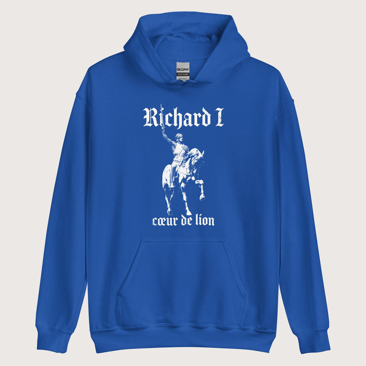 Royal Richard I Coeur de Lion Hoodie - history buff gift by HistoHead