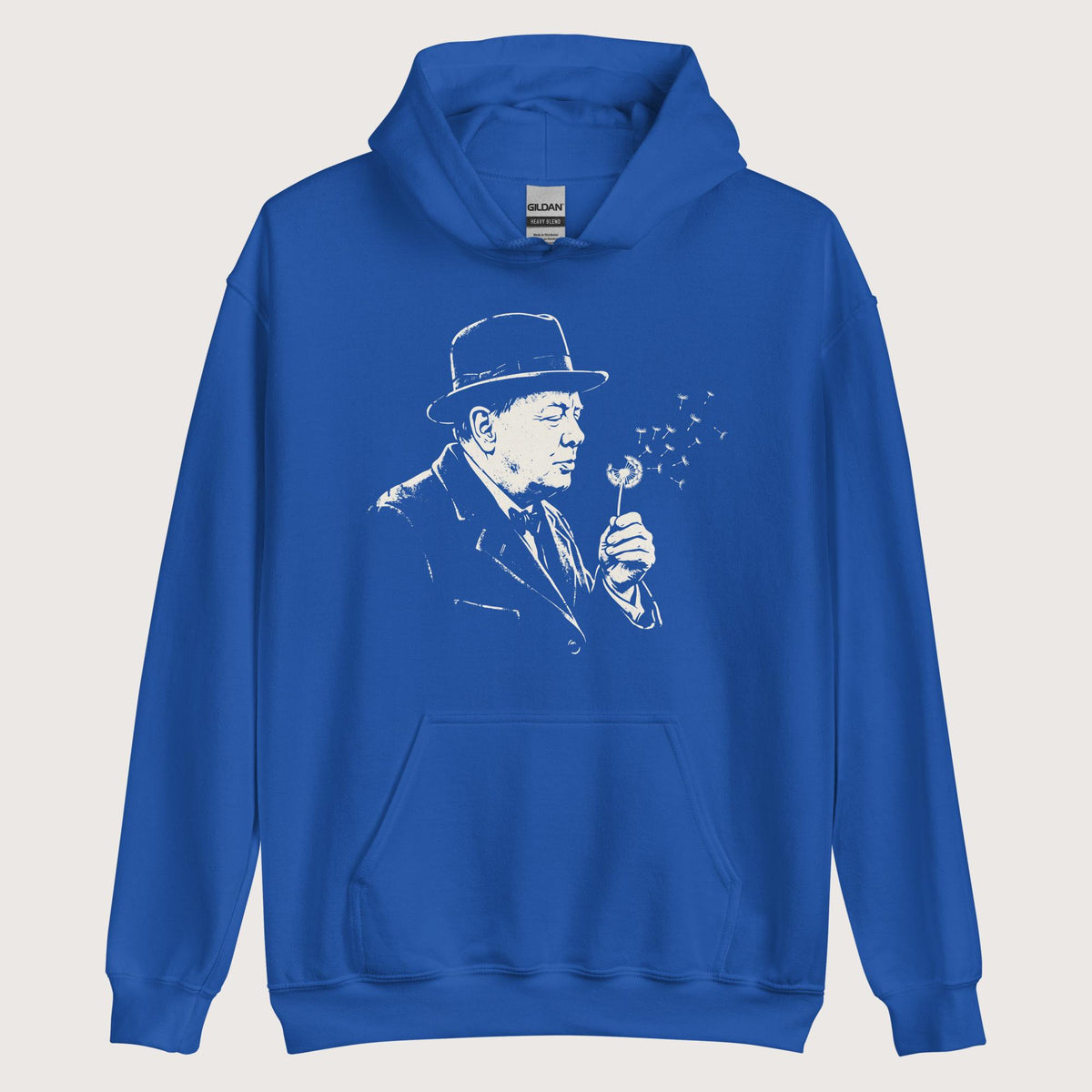 Royal Winston Churchill Blowing Wishes Hoodie - history buff gift by HistoHead