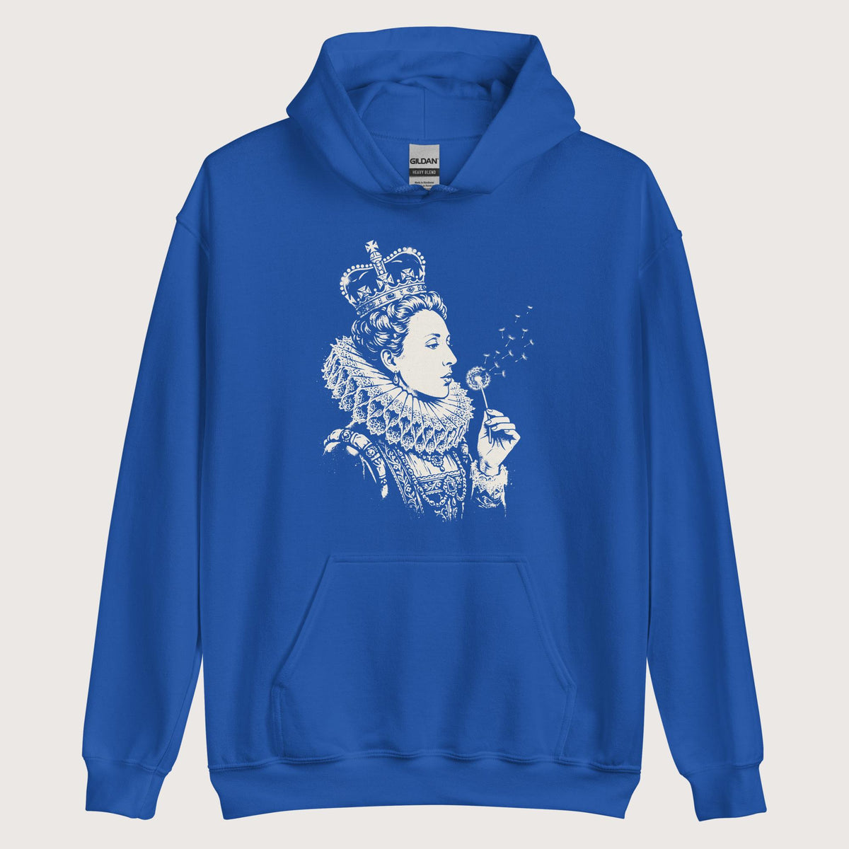 Royal Elizabeth I Blowing Wishes Hoodie - history buff gift by HistoHead