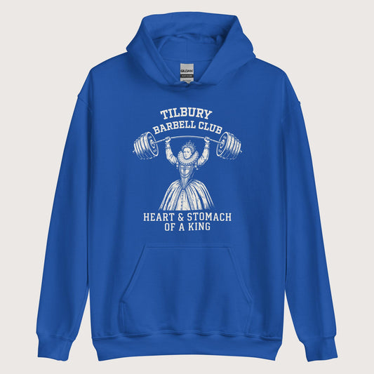 Royal Elizabeth I Tilbury Barbell Club Hoodie - history buff gift by HistoHead