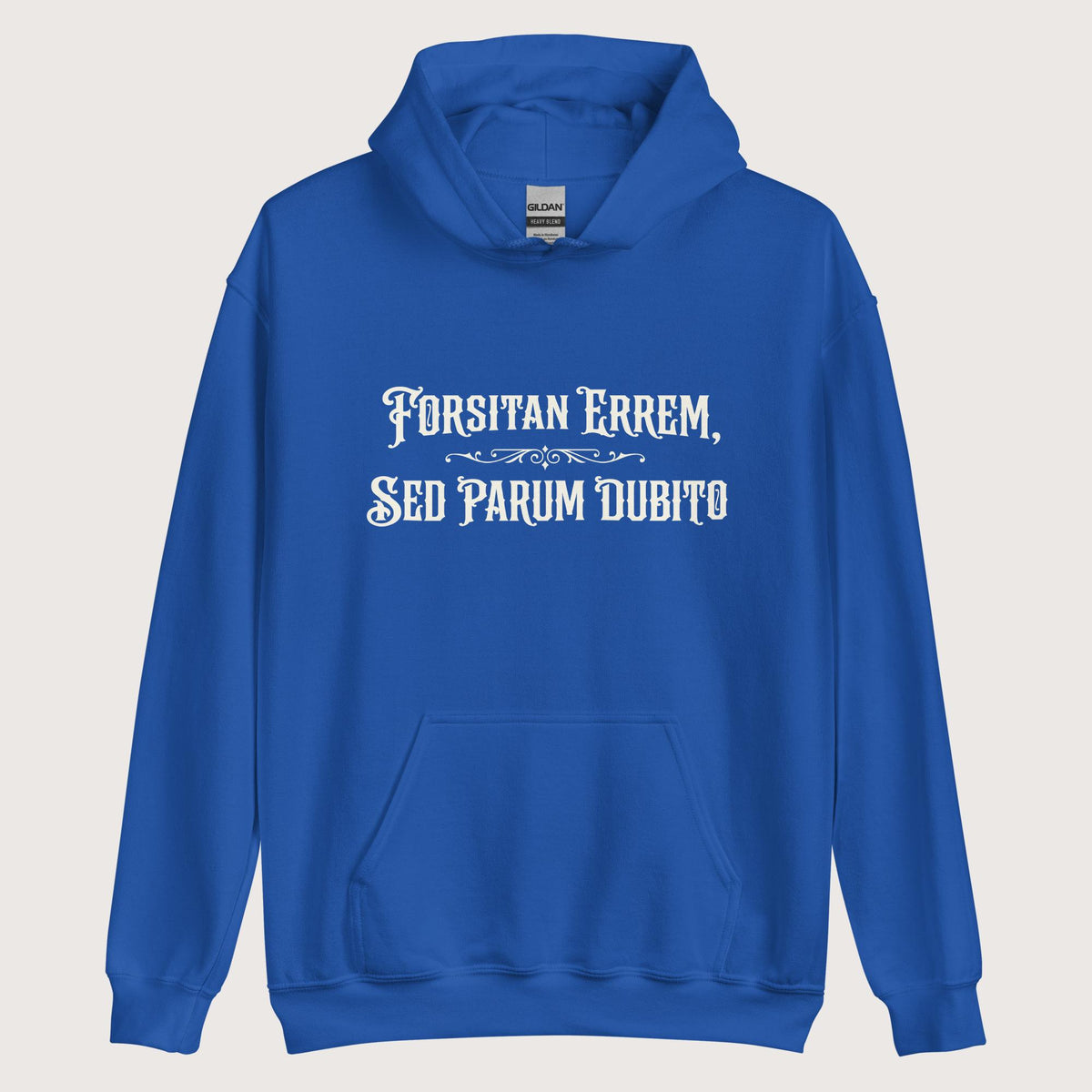 Royal I May Be Wrong But I Doubt It in Latin Hoodie - history buff gift by HistoHead