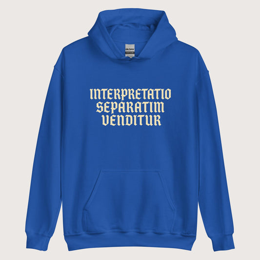 Royal Translation Sold Separately in Latin Hoodie - history buff gift by HistoHead