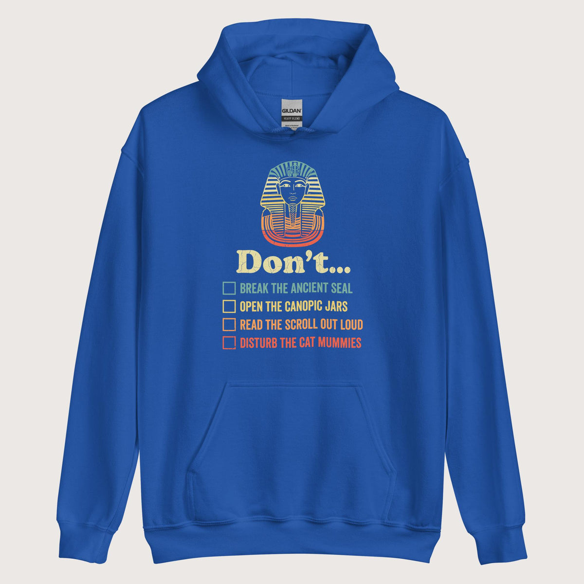 Royal King Tutankhamun Advice Hoodie - history buff gift by HistoHead
