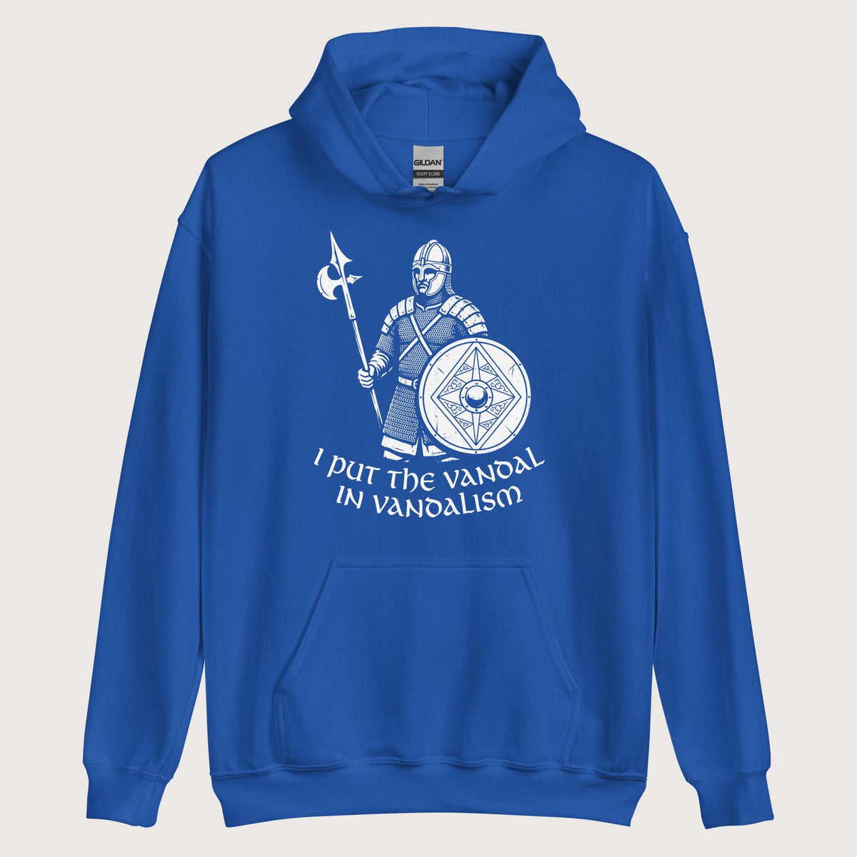 Royal Vandal in Vandalism Hoodie - history buff gift by HistoHead