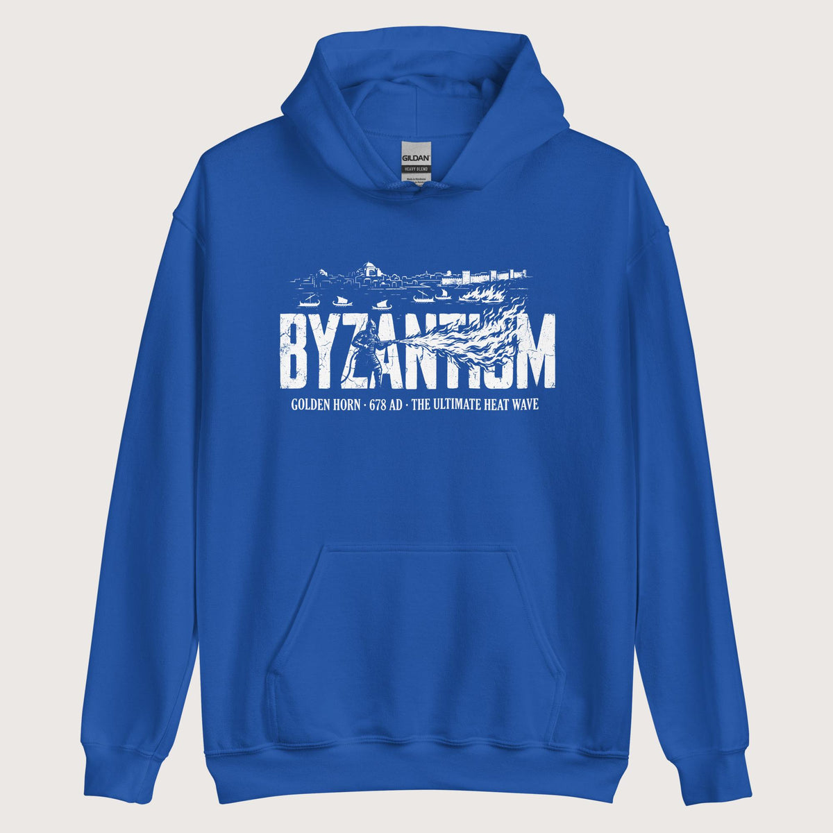 Royal Greek Fire 678 Hoodie - history buff gift by HistoHead