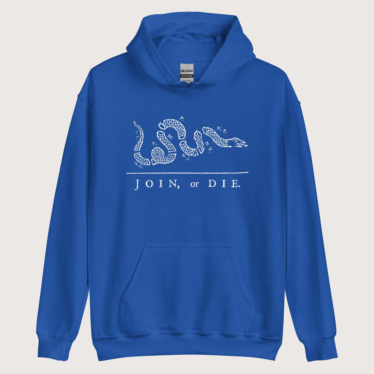 Royal Join Or Die Hoodie - history buff gift by HistoHead