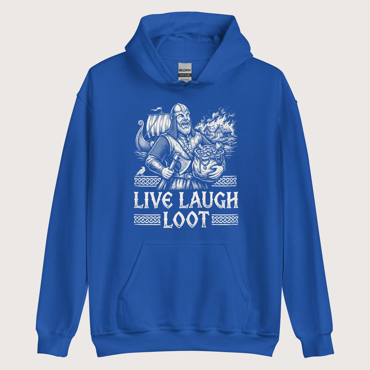 Royal Live Laugh Loot Hoodie - history buff gift by HistoHead