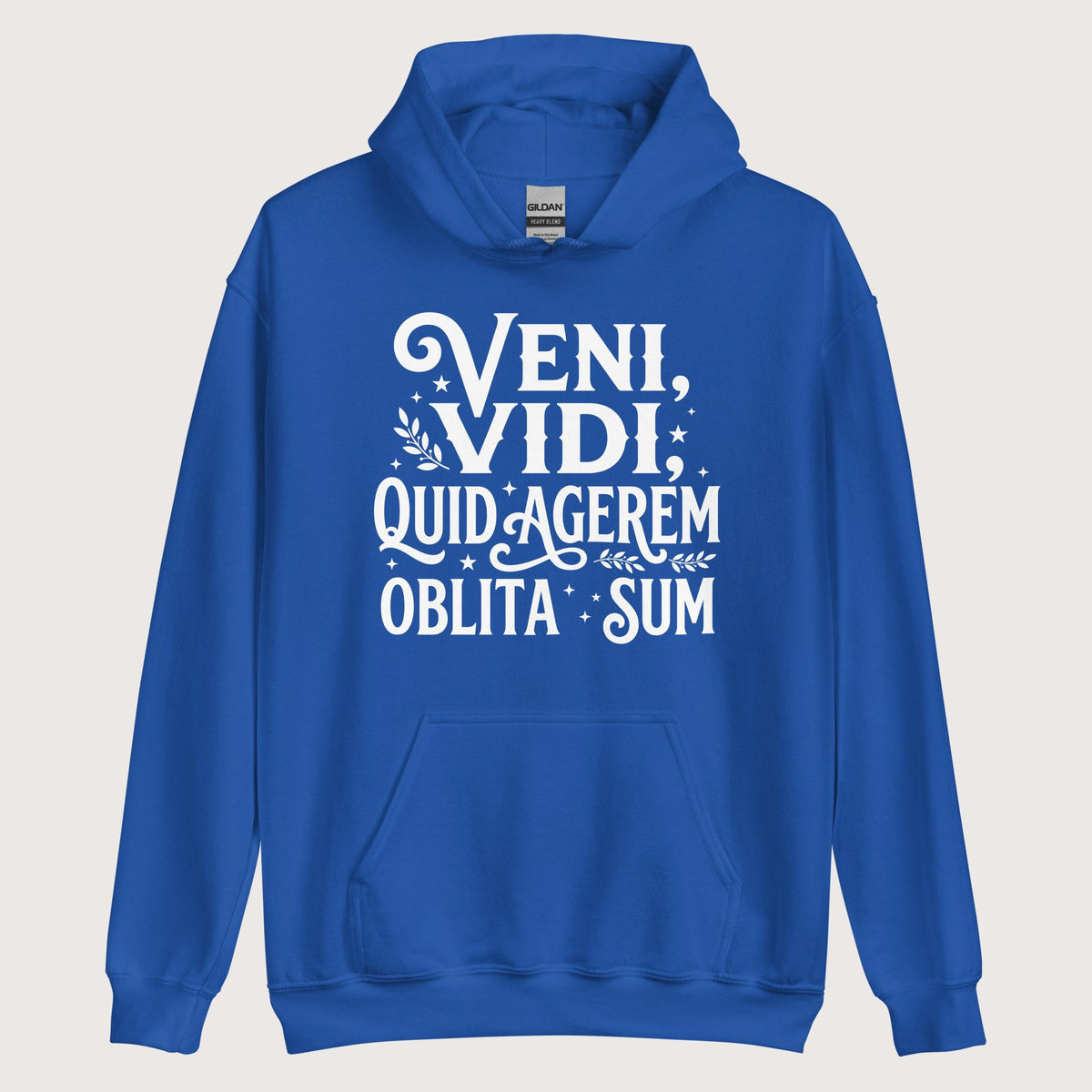 Royal Latin I Came I Saw I Forgot I Was Doing (Feminine Version) Hoodie - history buff gift by HistoHead