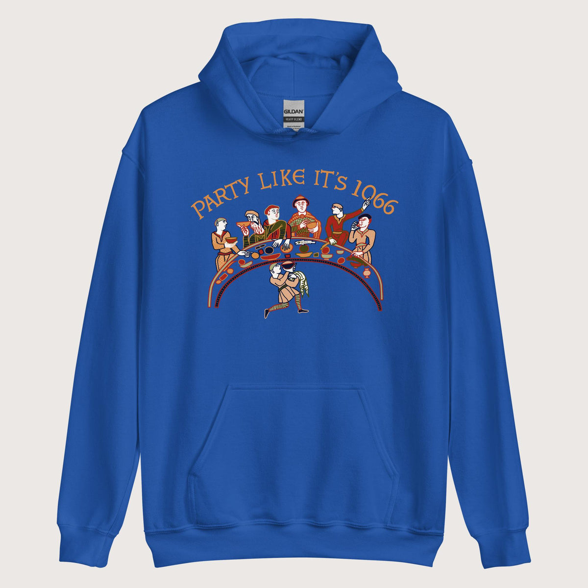 Royal Bayeux Tapestry Party Like It's 1066 Hoodie - history buff gift by HistoHead