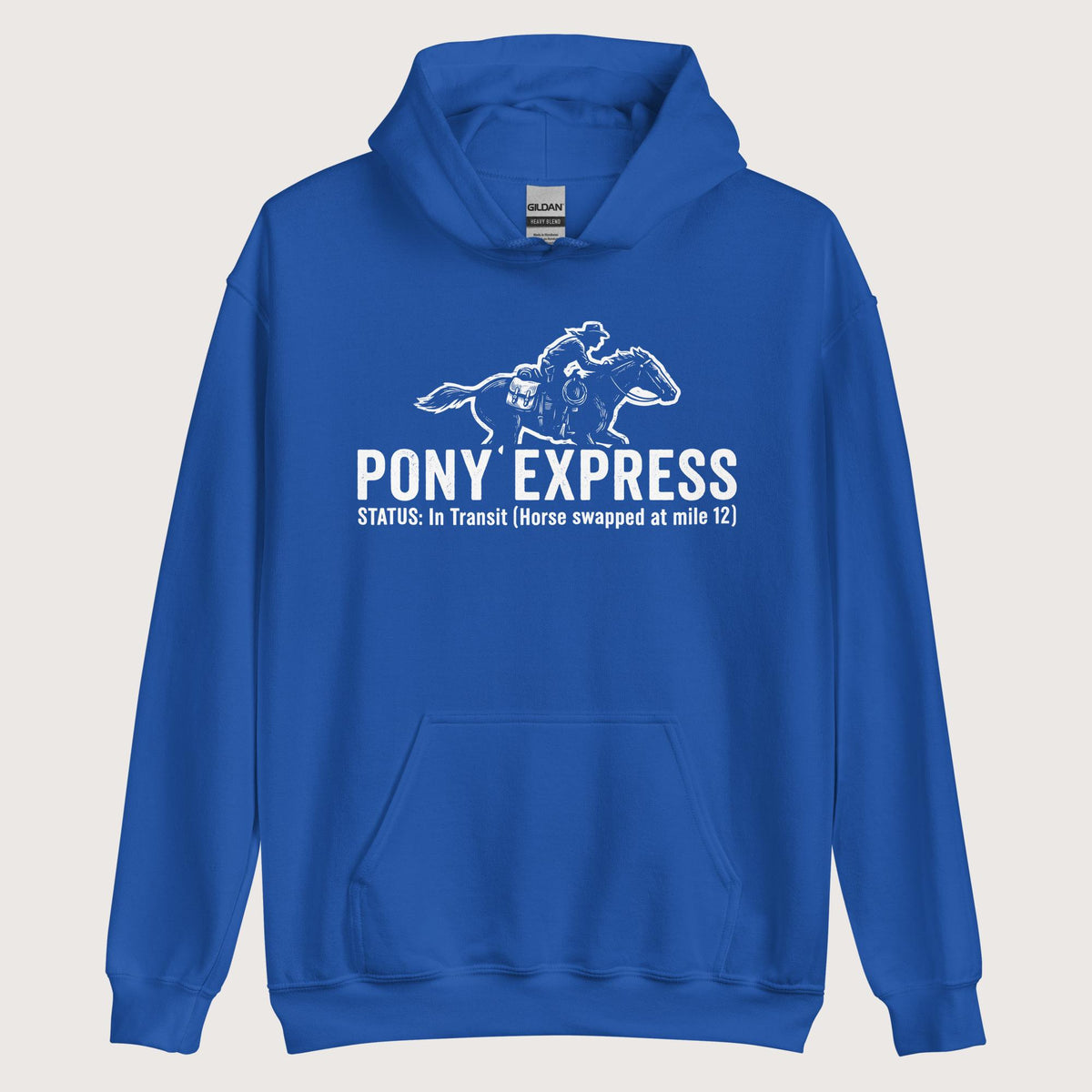 Royal Pony Express Hoodie - history buff gift by HistoHead