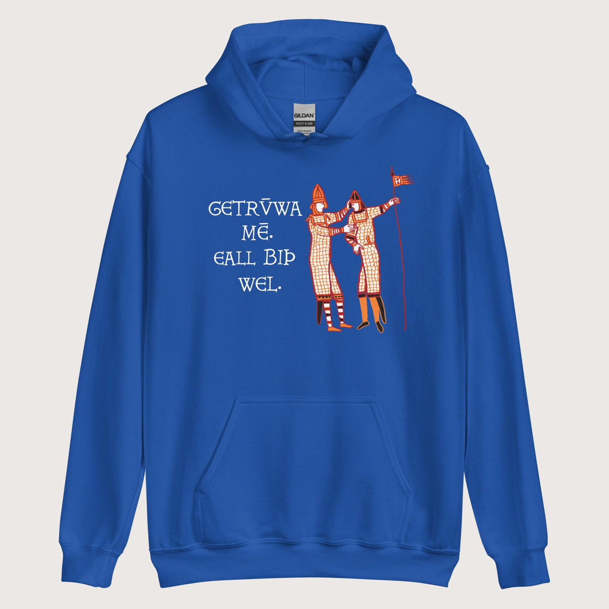 Royal Bayeux Tapestry Trust Me Everything Will Be Fine Old English Hoodie - history buff gift by HistoHead