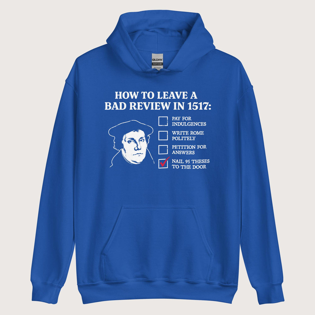Royal Martin Luther's Conflict Resolution Hoodie - history buff gift by HistoHead