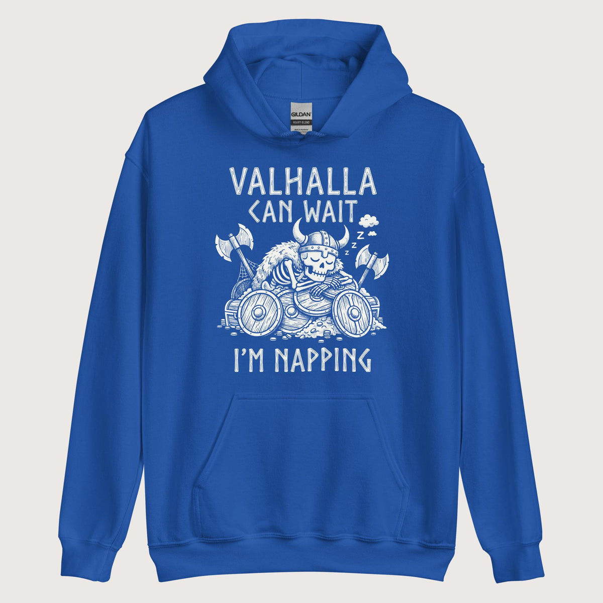 Royal Valhalla Can Wait Hoodie - history buff gift by HistoHead