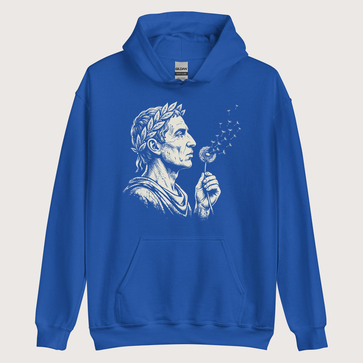 Royal Caesar Blowing Wishes Hoodie - history buff gift by HistoHead