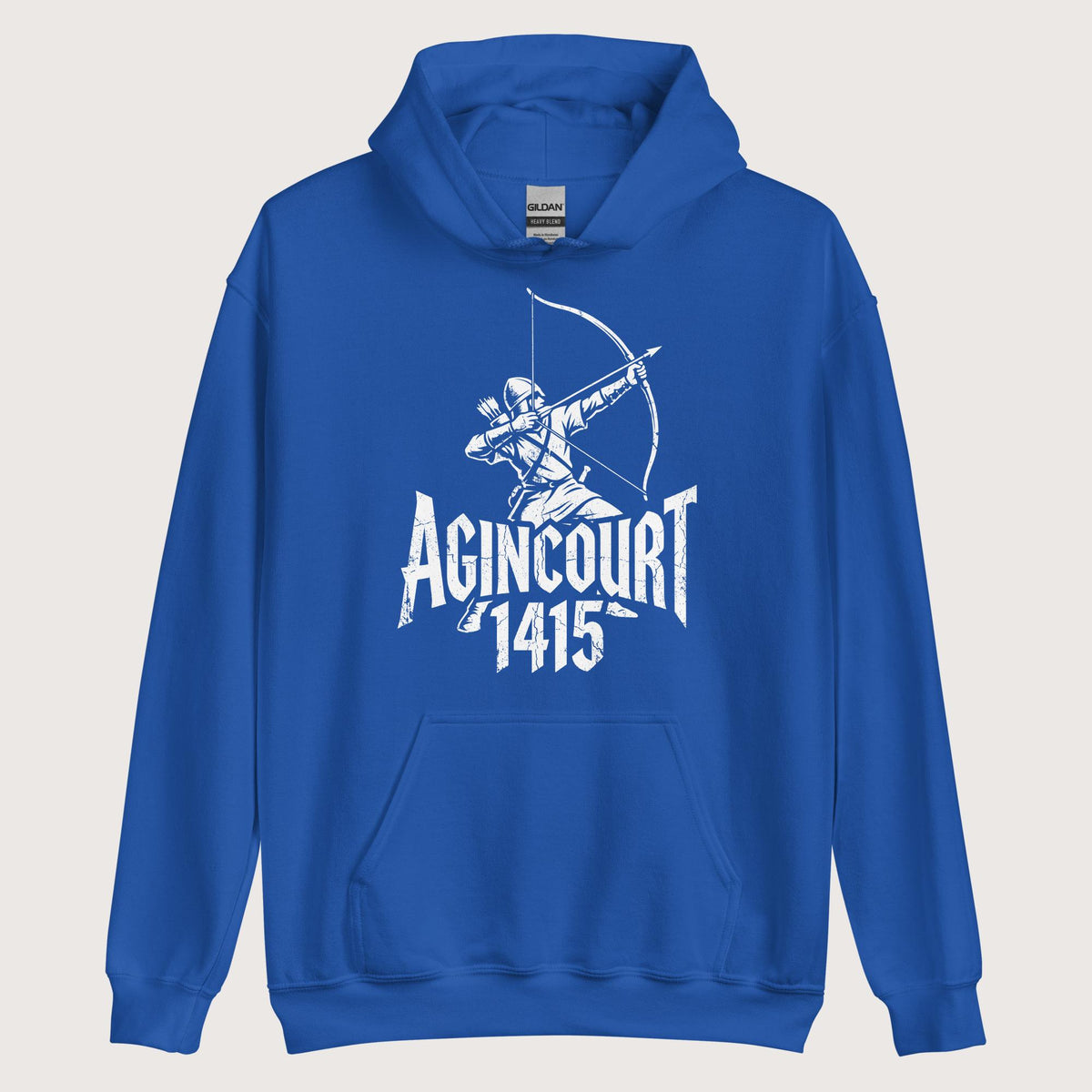 Royal Agincourt 1415 Longbowman Hoodie - history buff gift by HistoHead