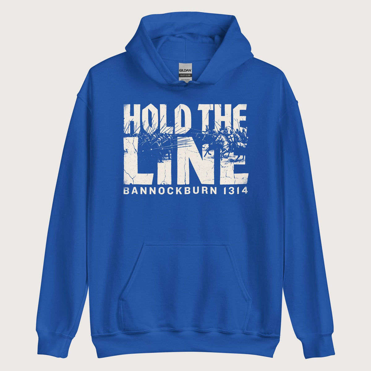 Royal Hold The Line Bannockburn 1314 Hoodie - history buff gift by HistoHead