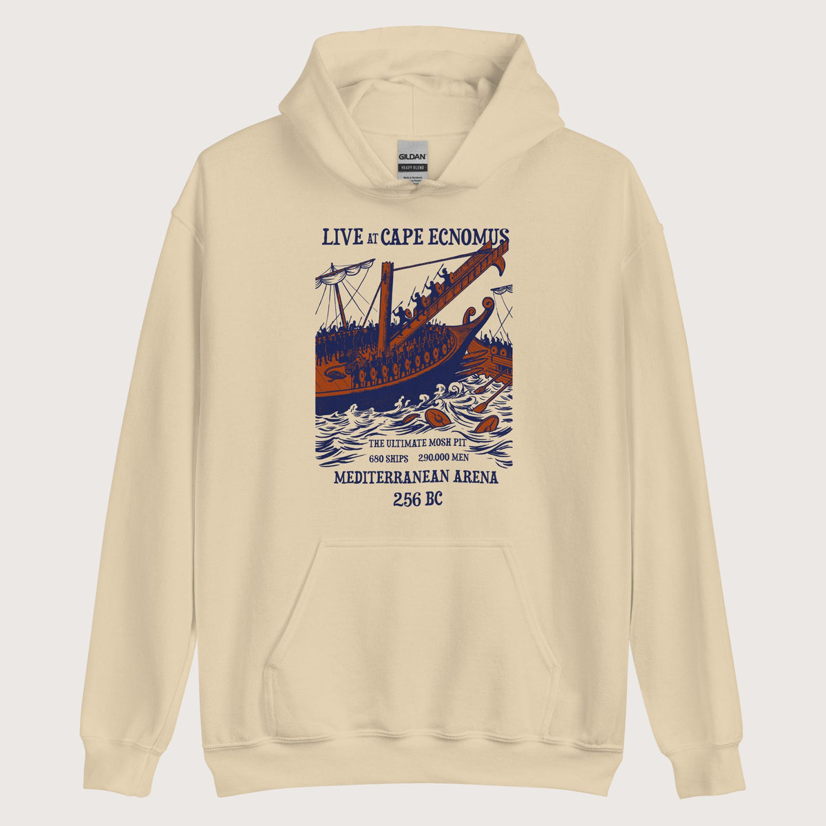 Sand Battle of Cape Ecnomus Hoodie - history buff gift by HistoHead