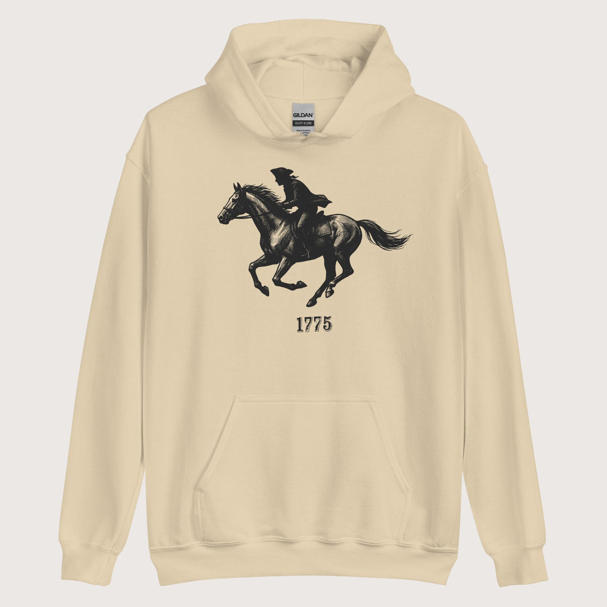 Sand Paul Revere Hoodie - history buff gift by HistoHead