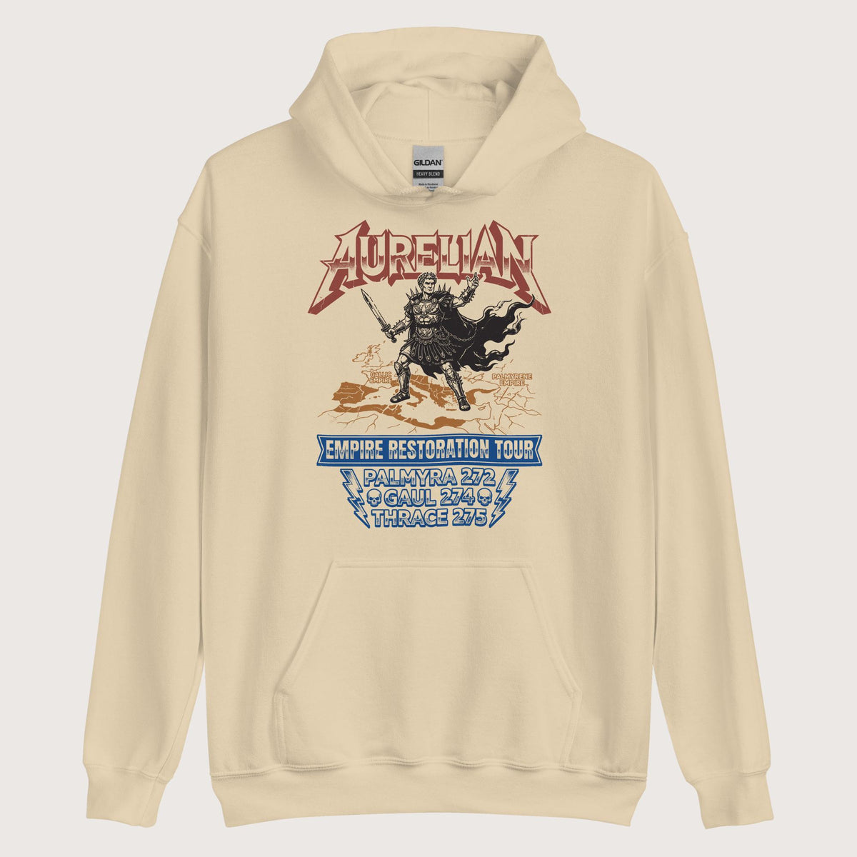 Sand Aurelian Empire Restoration Tour Hoodie - history buff gift by HistoHead
