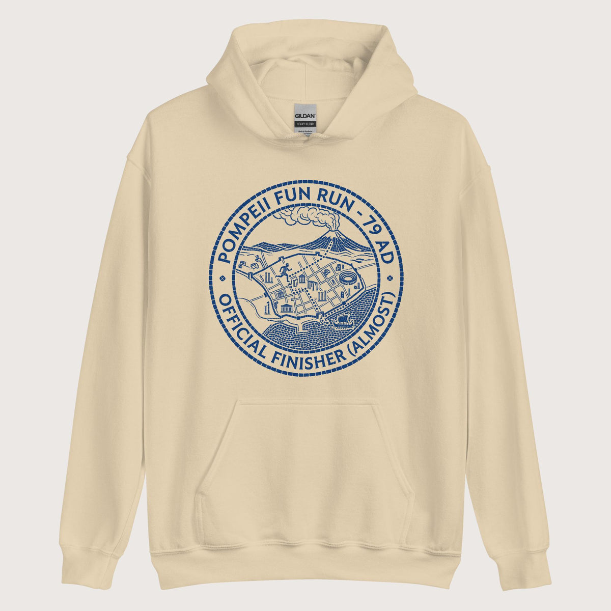 Sand Pompeii Fun Run Official Finisher Hoodie - history buff gift by HistoHead