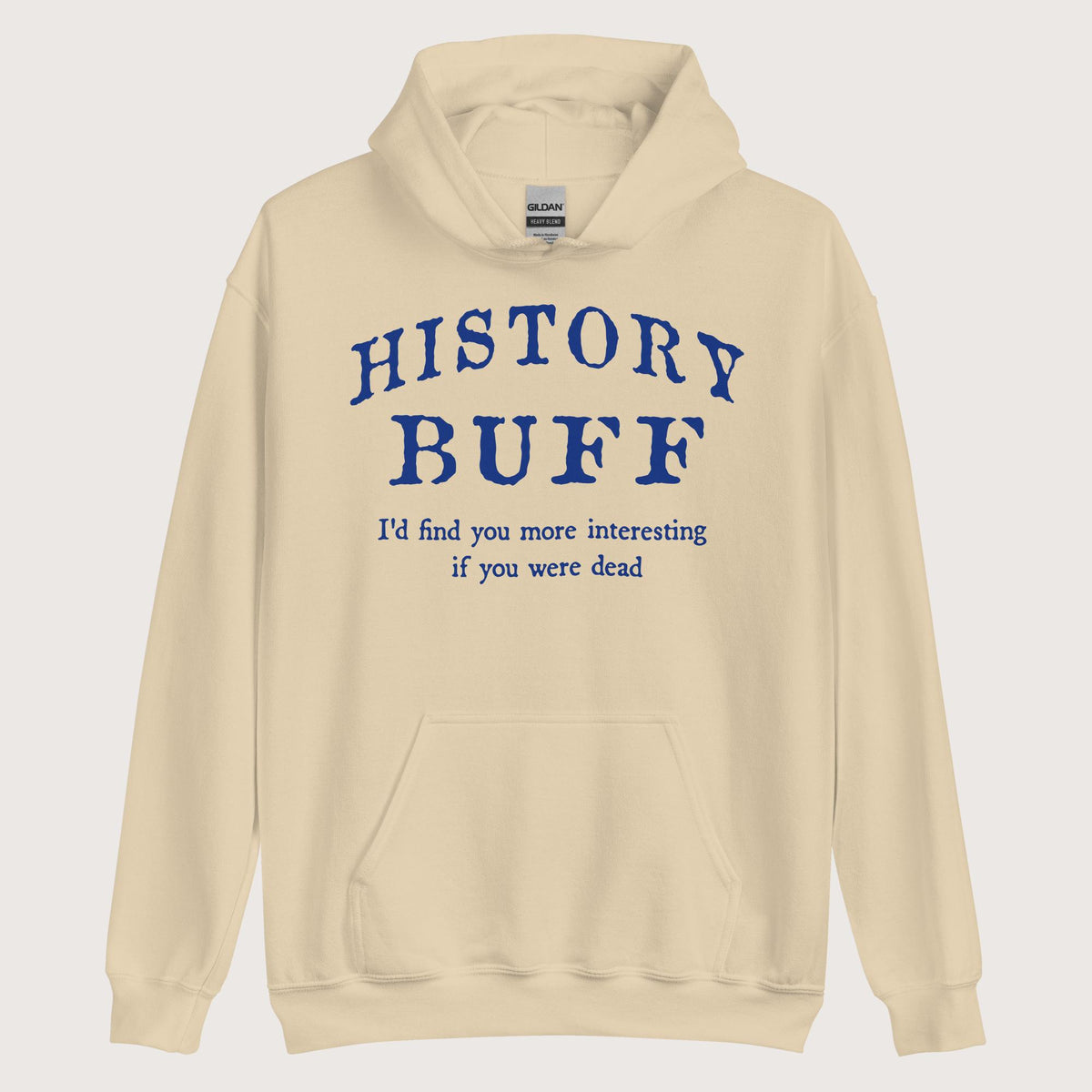Sand History Buff Hoodie - history buff gift by HistoHead