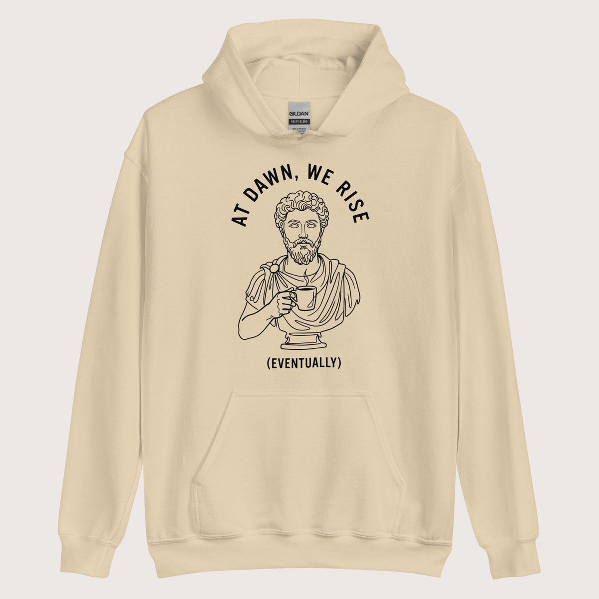 Sand At Dawn We Rise Hoodie - history buff gift by HistoHead