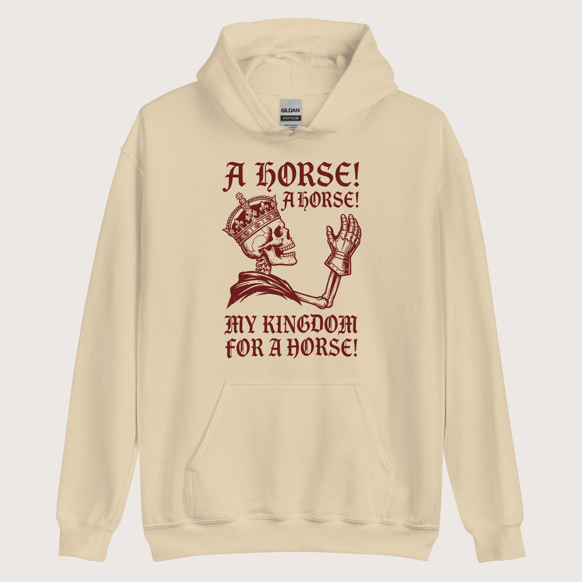 Sand My Kingdom for a Horse Hoodie - history buff gift by HistoHead