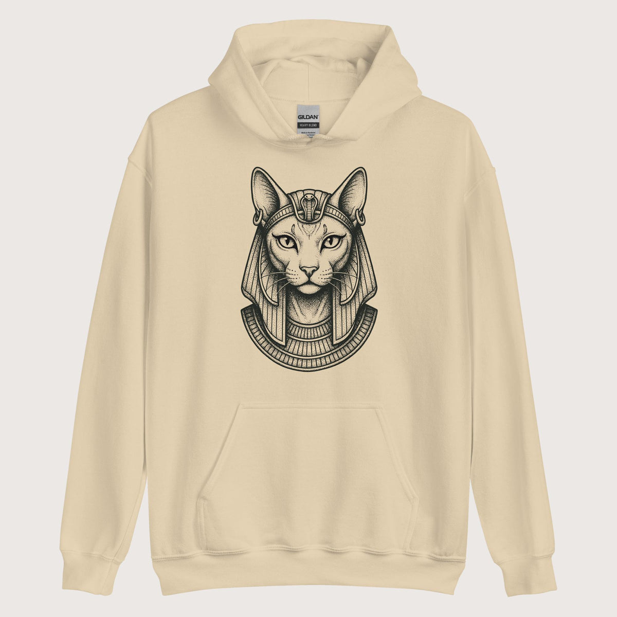 Sand Bastet Hoodie - history buff gift by HistoHead