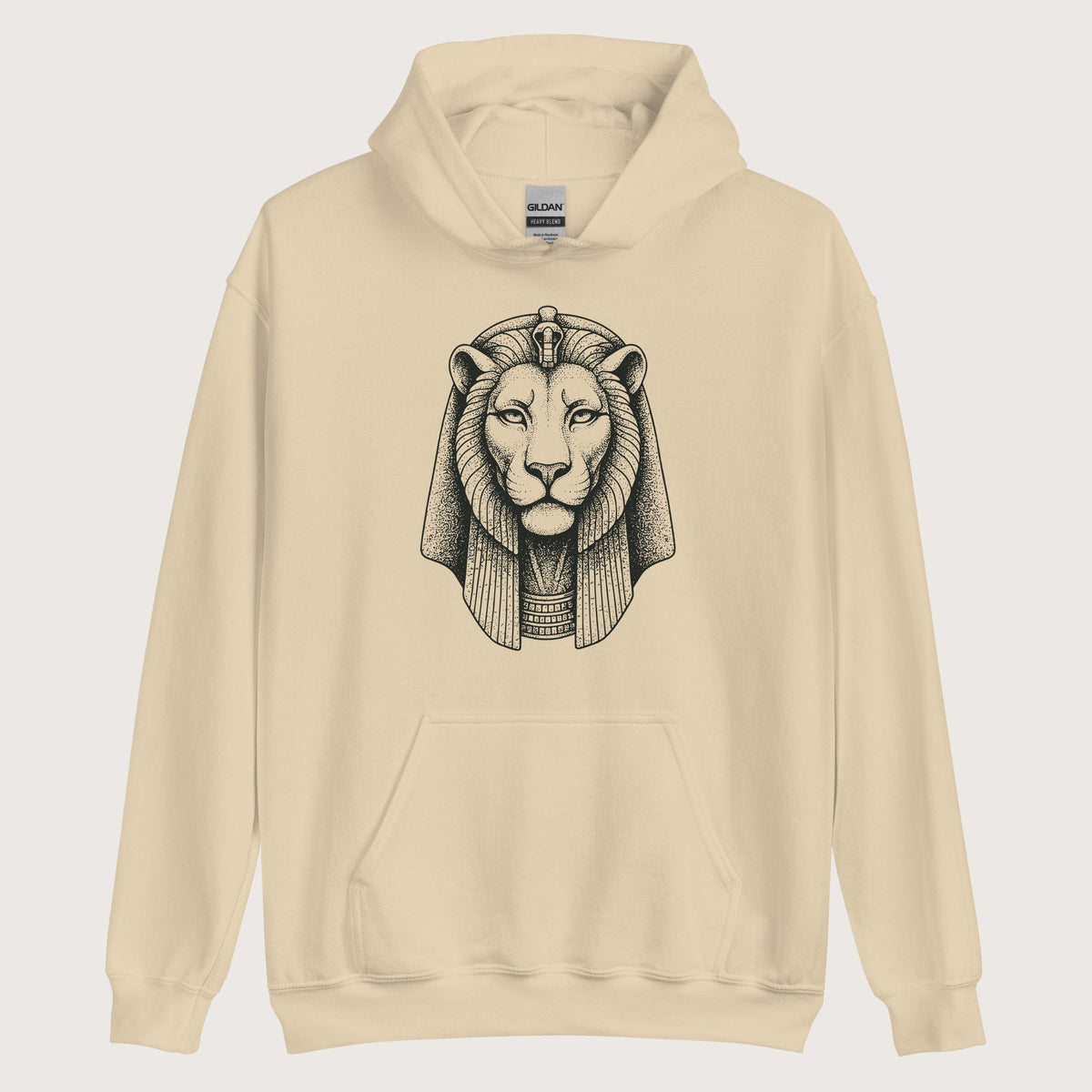 Sand Sekhmet Hoodie - history buff gift by HistoHead