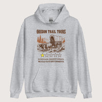 Sport Grey Oregon Trail Tours Review Hoodie - history buff gift by HistoHead