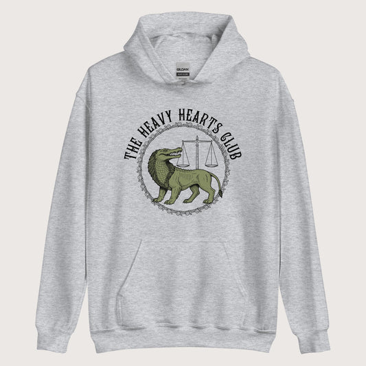 Sport Grey The Heavy Hearts Club Hoodie - history buff gift by HistoHead