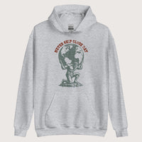 Sport Grey Atlas Never Skip Globe Day Hoodie - history buff gift by HistoHead