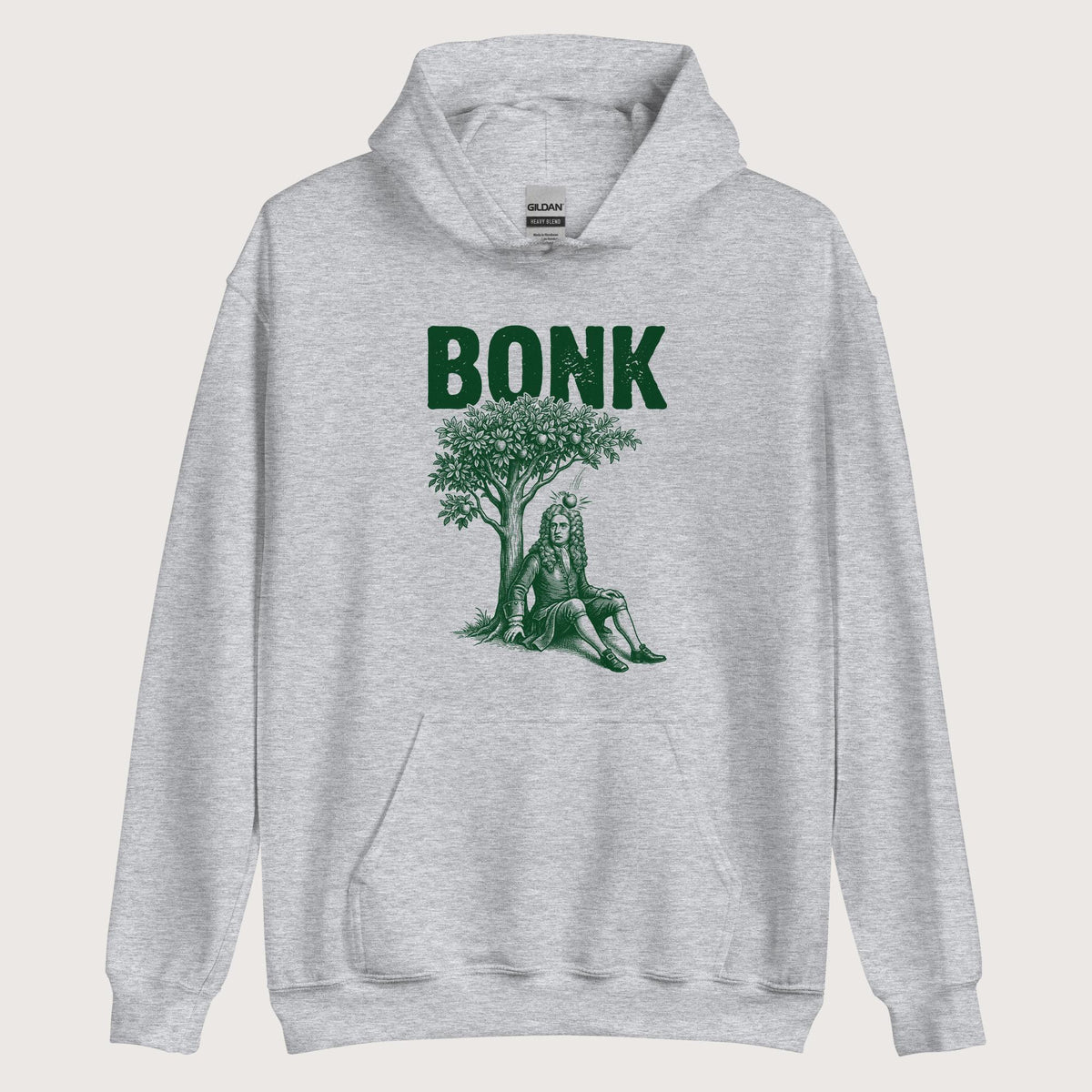 Sport Grey Newton Bonk Hoodie - history buff gift by HistoHead