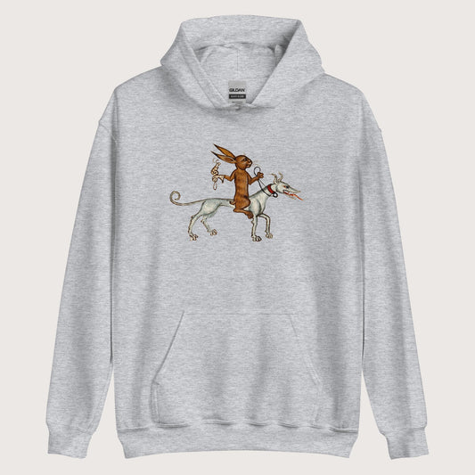 Sport Grey On a Quest Hoodie - history buff gift by HistoHead