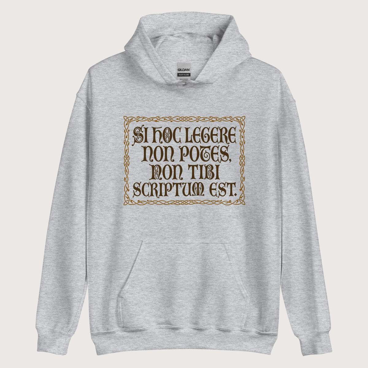 Sport Grey If You Can't Read This It's Not Written For You Hoodie - history buff gift by HistoHead