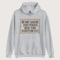 Sport Grey If You Can't Read This It's Not Written For You Hoodie - history buff gift by HistoHead
