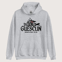 Sport Grey Du Guesclin Hoodie - history buff gift by HistoHead