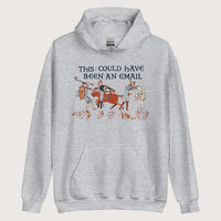 Sport Grey Bayeux Tapestry This Could Have Been an Email Hoodie - history buff gift by HistoHead