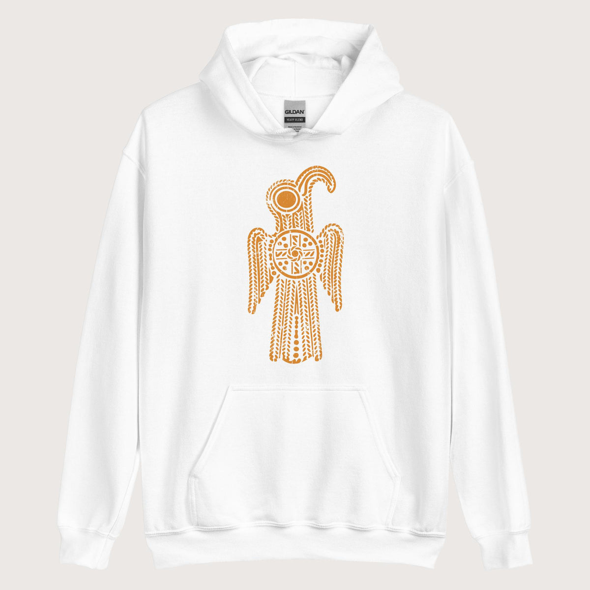 White Anglo-Saxon Eagle Hoodie - history buff gift by HistoHead