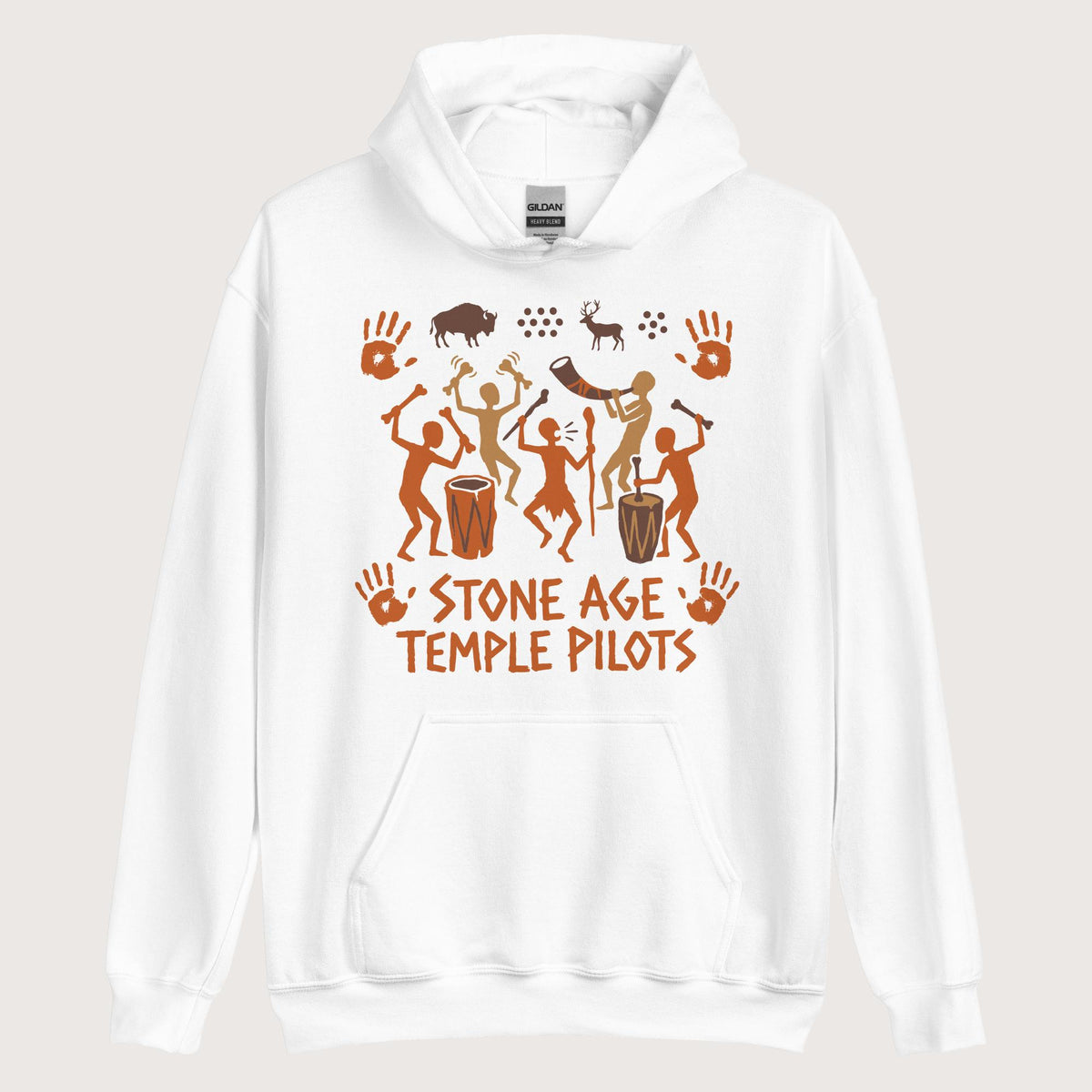 White Stone Age Temple Pilots Hoodie - history buff gift by HistoHead