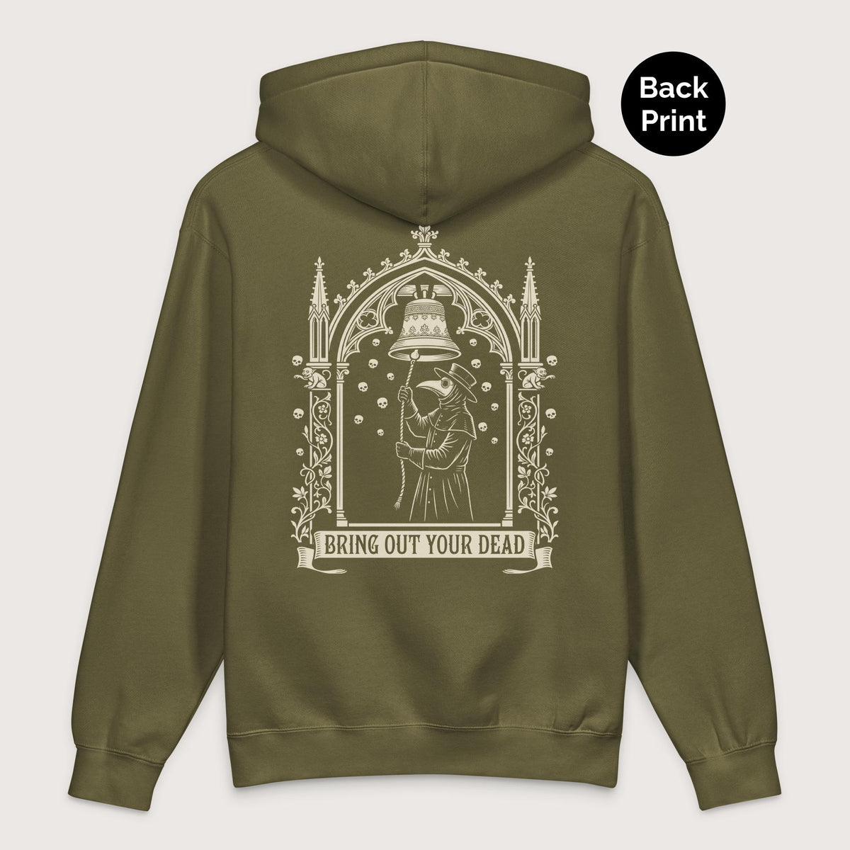 Army Bring Out Your Dead - Premium Hoodie - Back Print - history buff gift by HistoHead