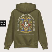 Army Shakespeare Hell Is Empty - Premium Hoodie - Back Print - history buff gift by HistoHead