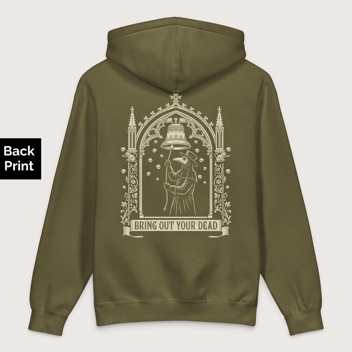 Army Bring Out Your Dead - Premium Hoodie - Back Print - history buff gift by HistoHead