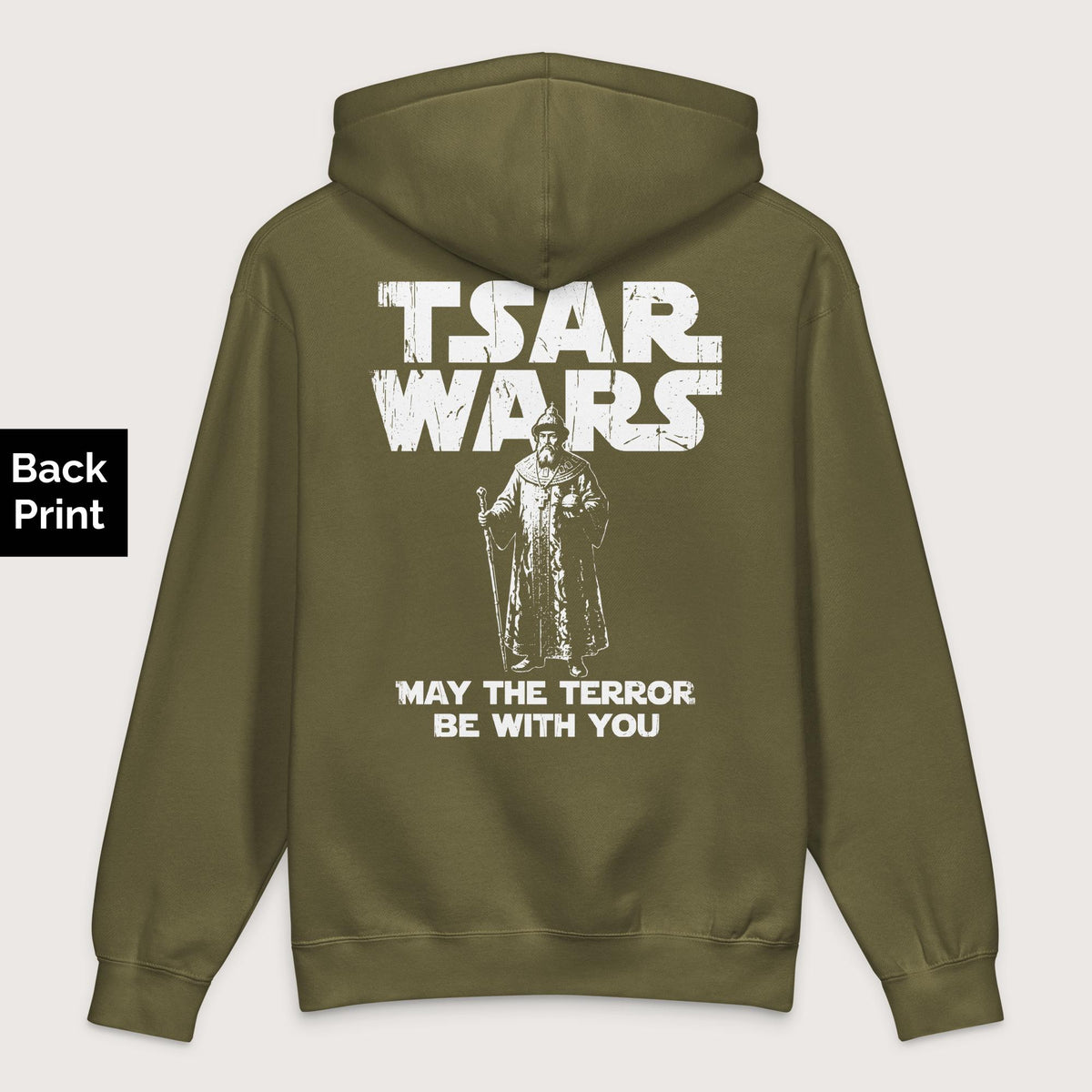 Army Ivan the Terrible Tsar Wars - Premium Hoodie - Back Print - history buff gift by HistoHead