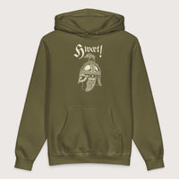 Army Hwæt Boar-Crested Helmet - Premium Hoodie - history buff gift by HistoHead