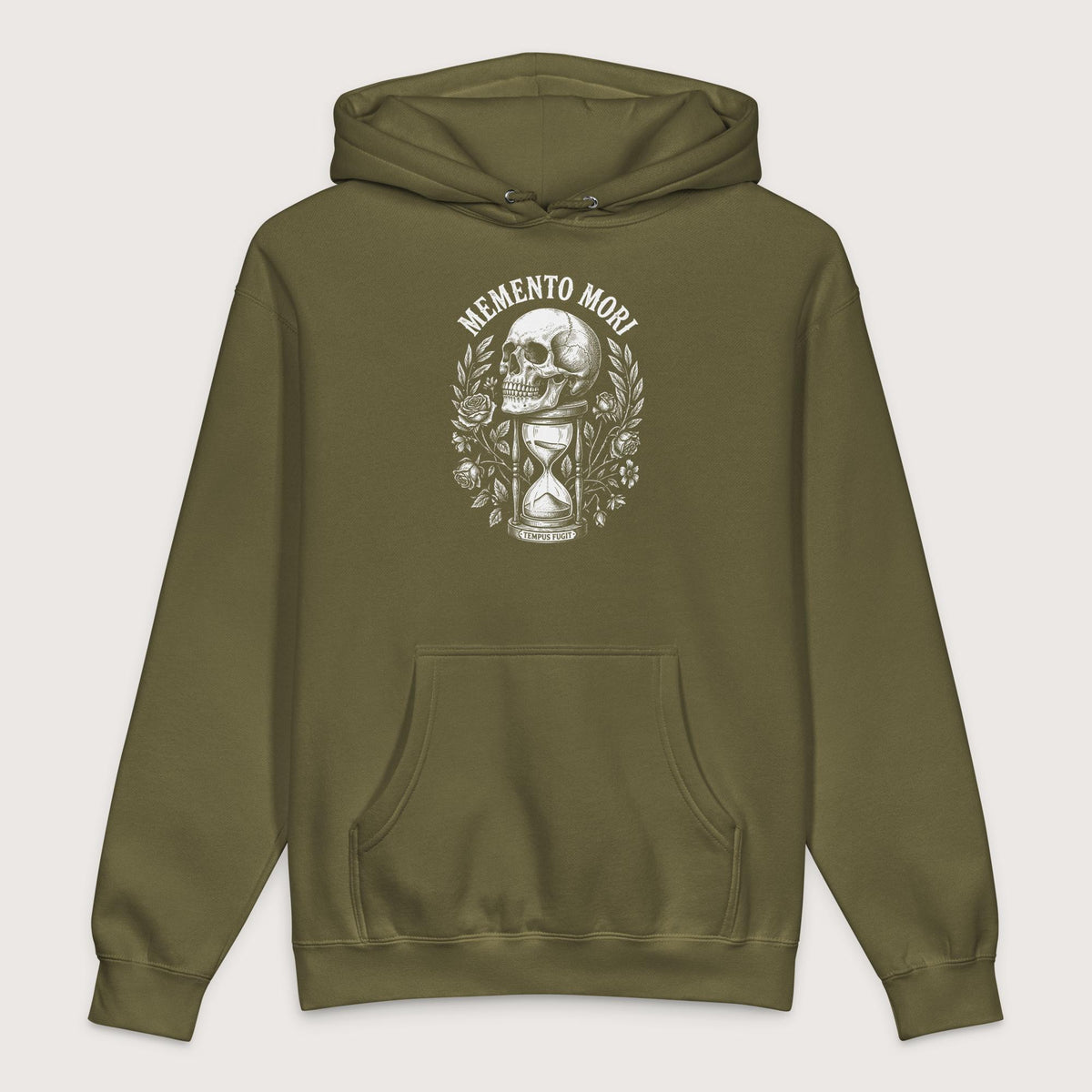 Army Memento Mori Tempus Fugit - Premium Hoodie - history buff gift by HistoHead
